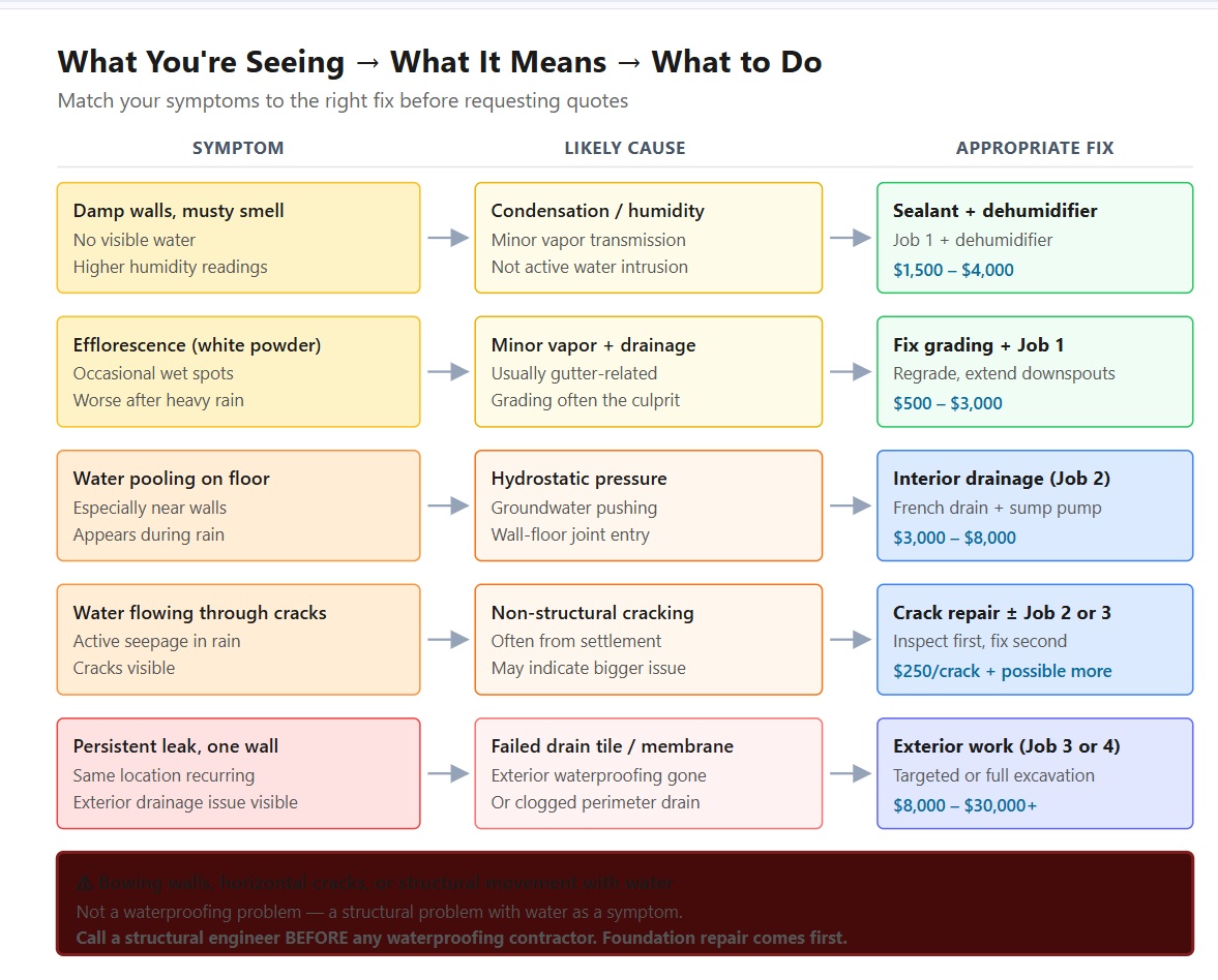 Foundation waterproofing