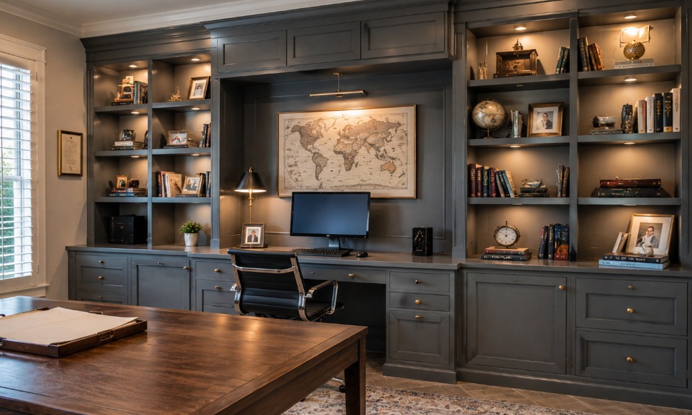 Wall-to-Wall Home Office Built-Ins: What to Know First
